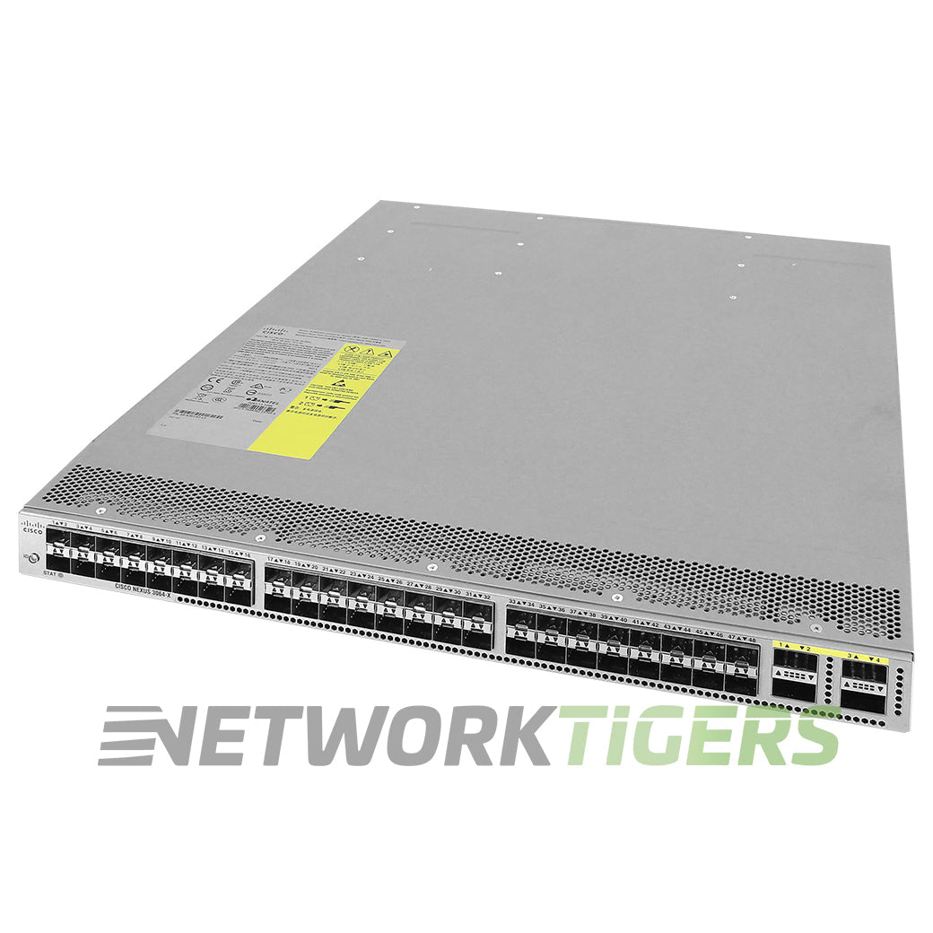 NEW Cisco N3K-C3064-X-BA-L3 48x 10GB SFP+ 4x 40GB QSFP+ Front-to-Back Air Switch