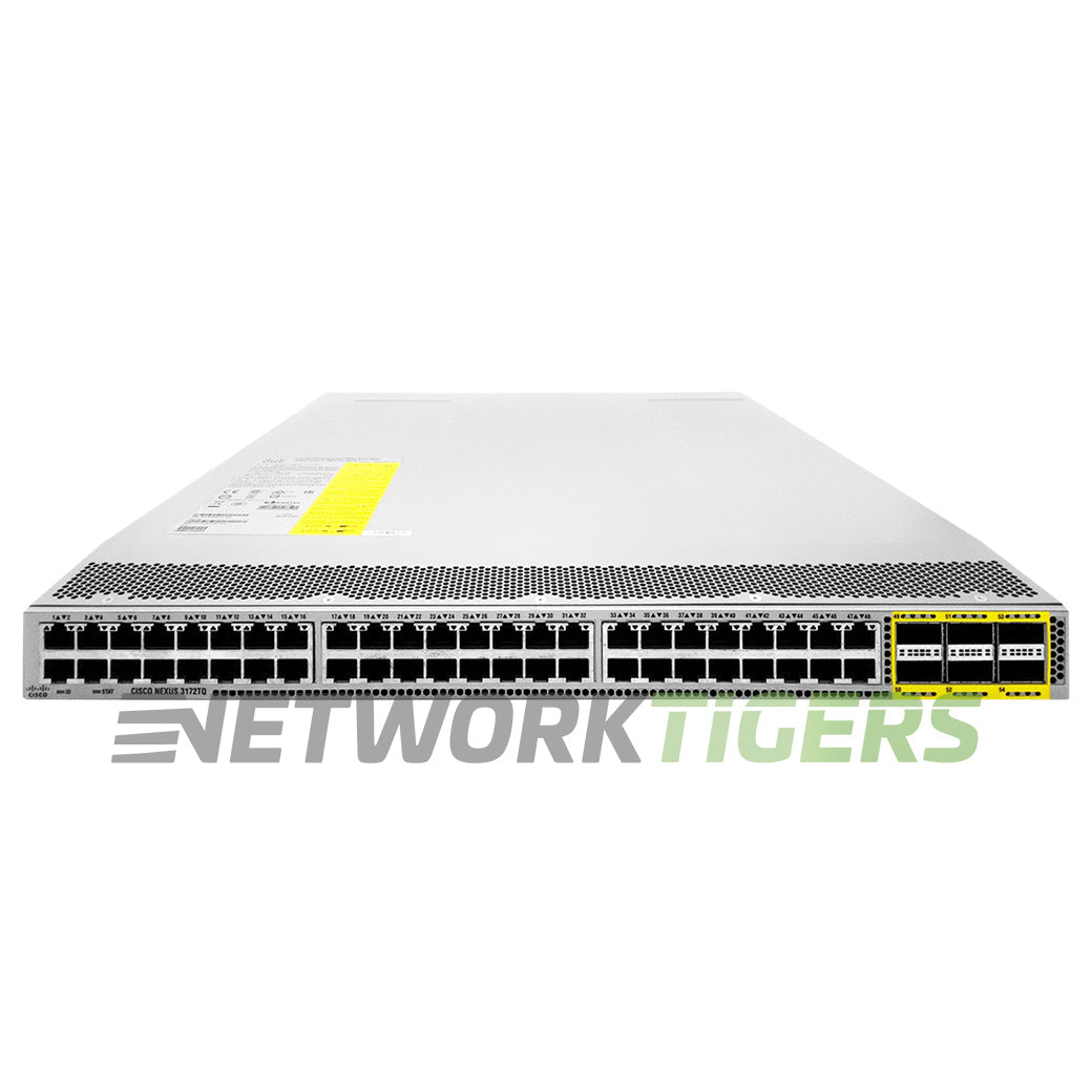 NEW Cisco N3K-C3172TQ-32T 32x 10GB Copper 6x 40GB QSFP+ Back-to-Front Air Switch
