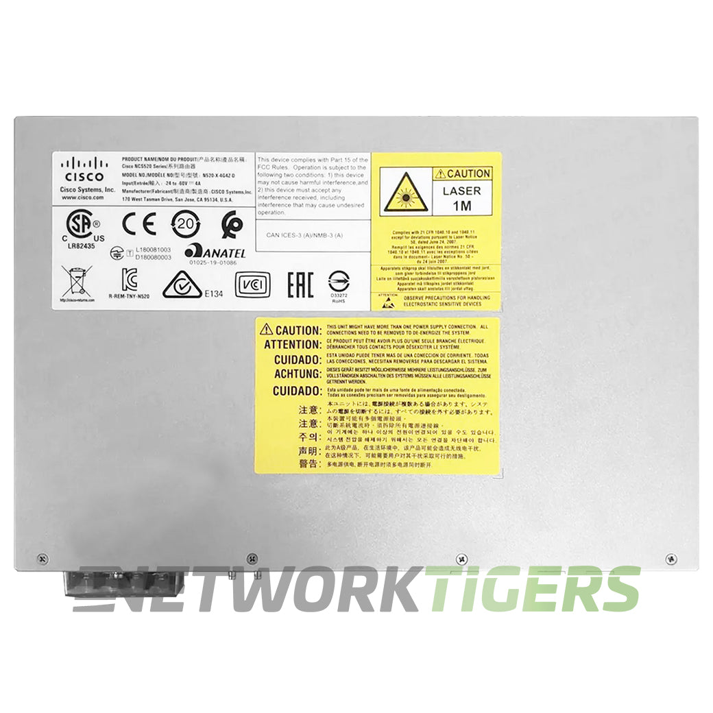 Cisco N520-X-4G4Z-D 520 4x 1GB RJ45 4x 10GB SFP+ DC Network Convergence System