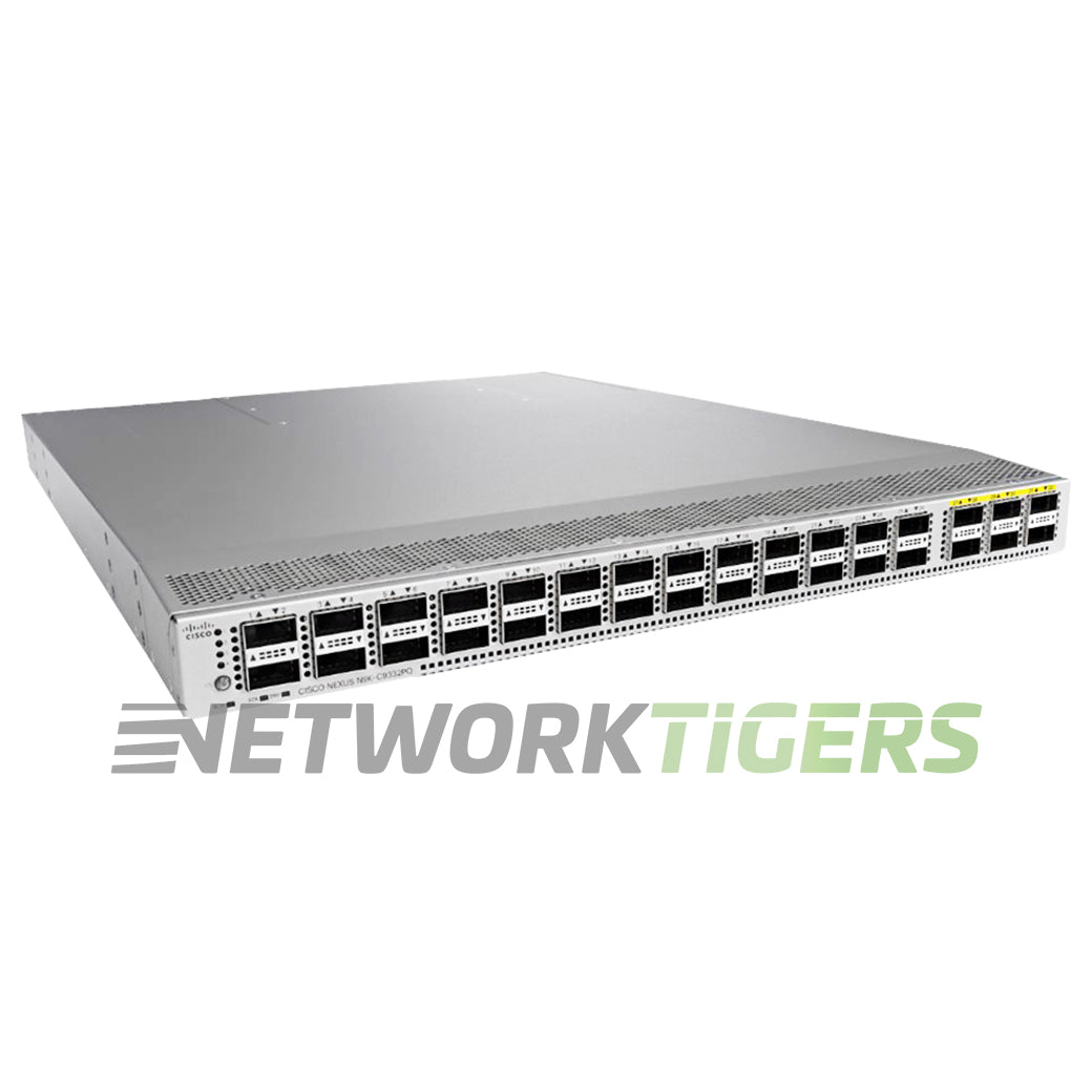 Cisco N9K-C9332PQ Nexus 9300 32x 40GB QSFP+ Front-to-Back Airflow Switch