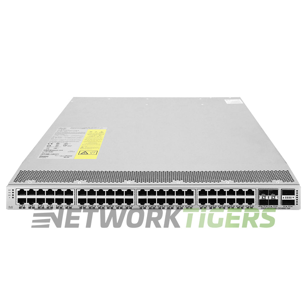 NEW Cisco N9K-C9348GC-FXP 48x 1GB RJ45 4x 25GB SFP28 2x 100GB QSFP28 B-F Switch