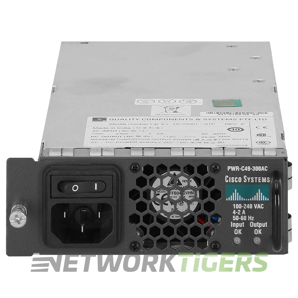 NEW Cisco PWR-C49-300AC Catalyst 4900 Series 300W AC Switch Power Supply