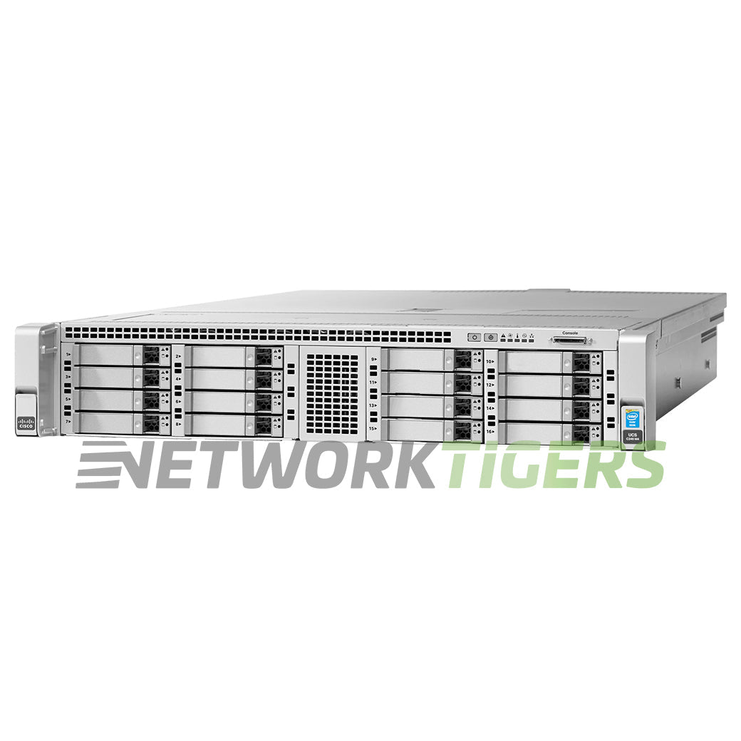 NEW Cisco UCSC-C240-M4S2 16x Drive Slot High-Density SFF Rack Base Server