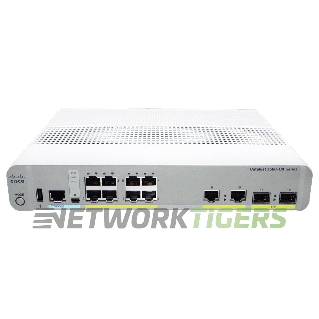 NEW Cisco WS-C3560CX-8TC-S Catalyst 3560CX 8x 1GB RJ45 2x 1GB SFP Switch