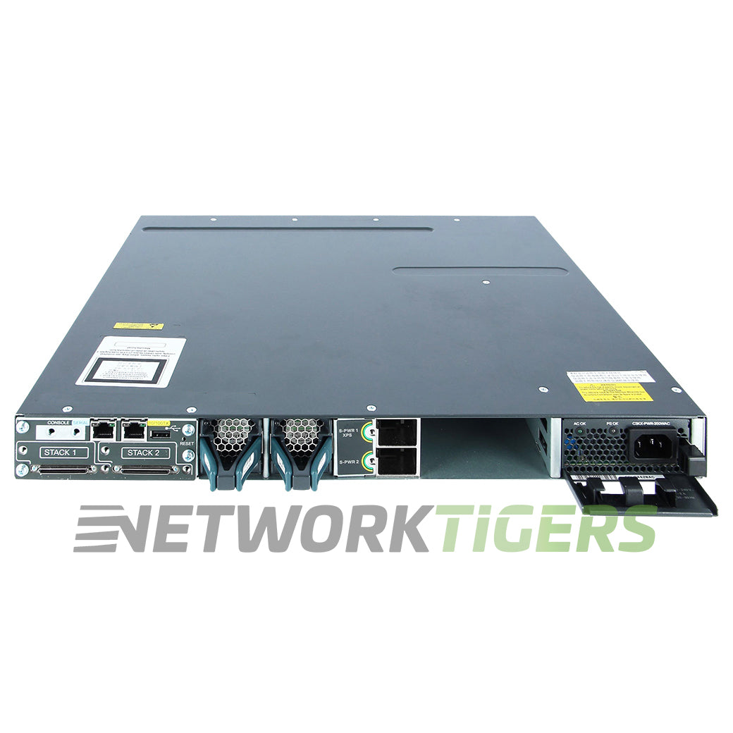 NEW Cisco WS-C3750X-24P-E 24x 1GB PoE+ RJ45 1x Module Slot Switch