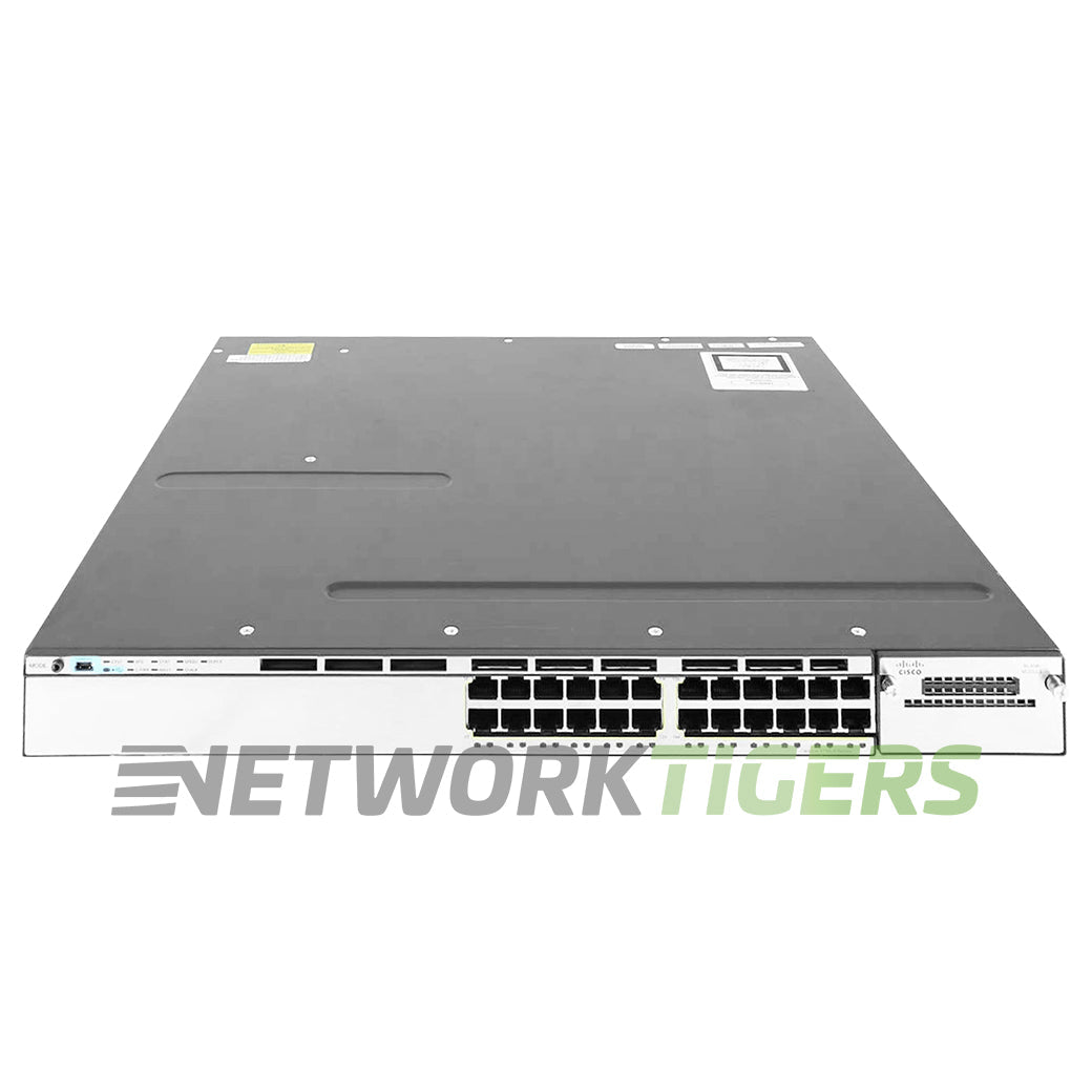 NEW Cisco WS-C3750X-24P-S 24x 1GB PoE+ RJ45 1x Module Slot Switch