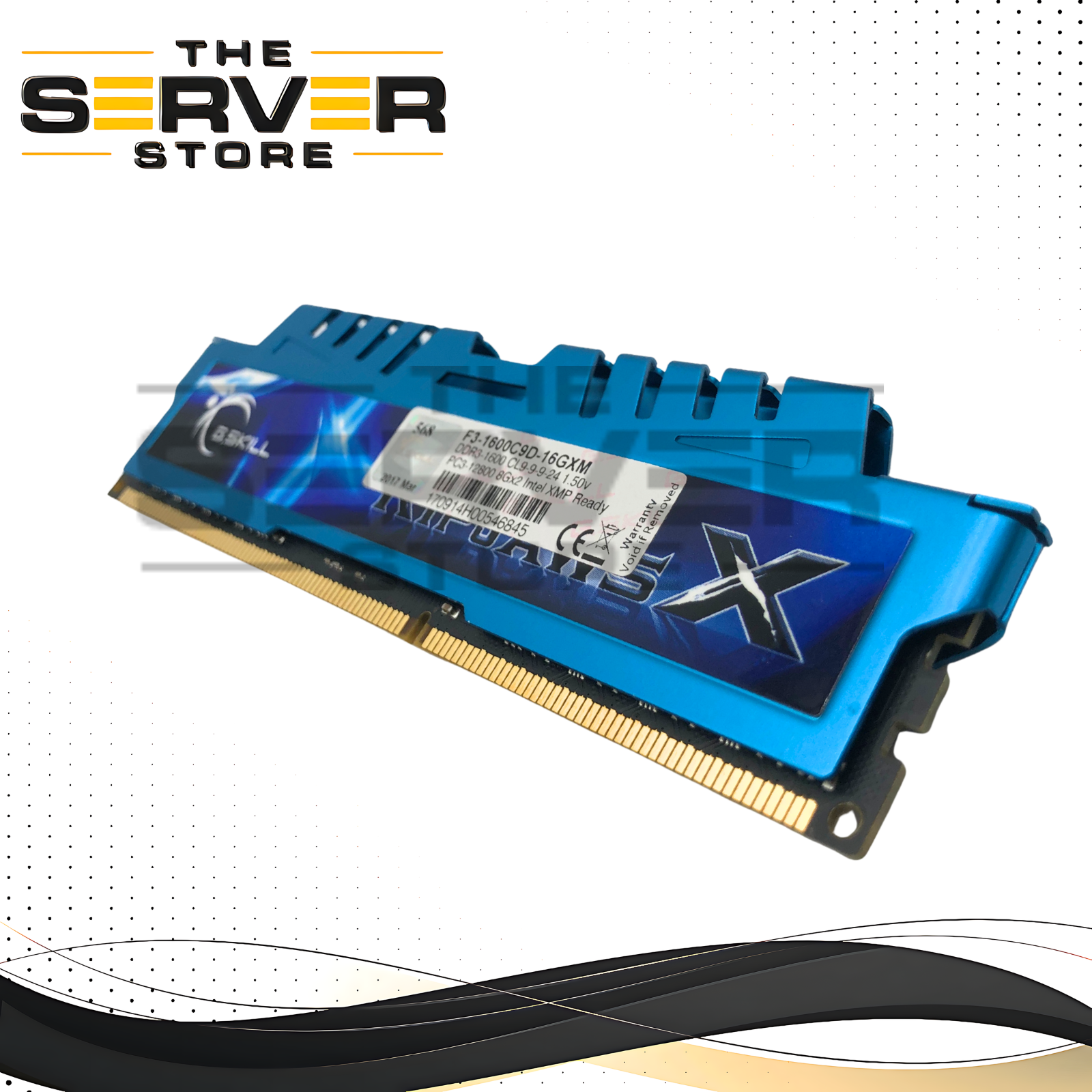 G.SKILL Ripjaws X 8GB DDR3 1600MHz PC3-12800 CL9 RAM F3-1600C9D-16GXM