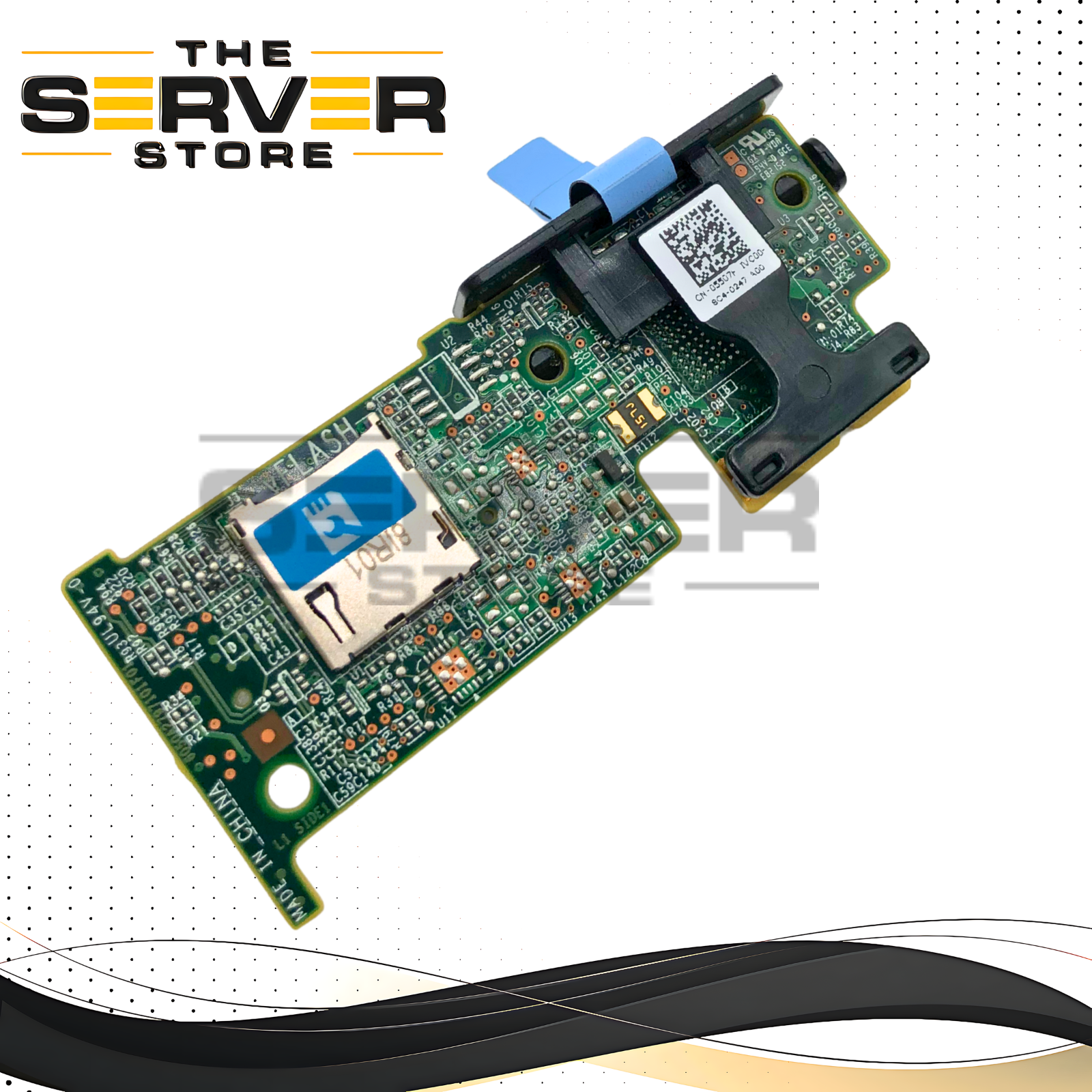 Dell EMC PowerEdge 14G iDRAC vFlash SD Card Reader Module for R440, R540, R640, R740 Servers. P/N: 5507H, 05507H.