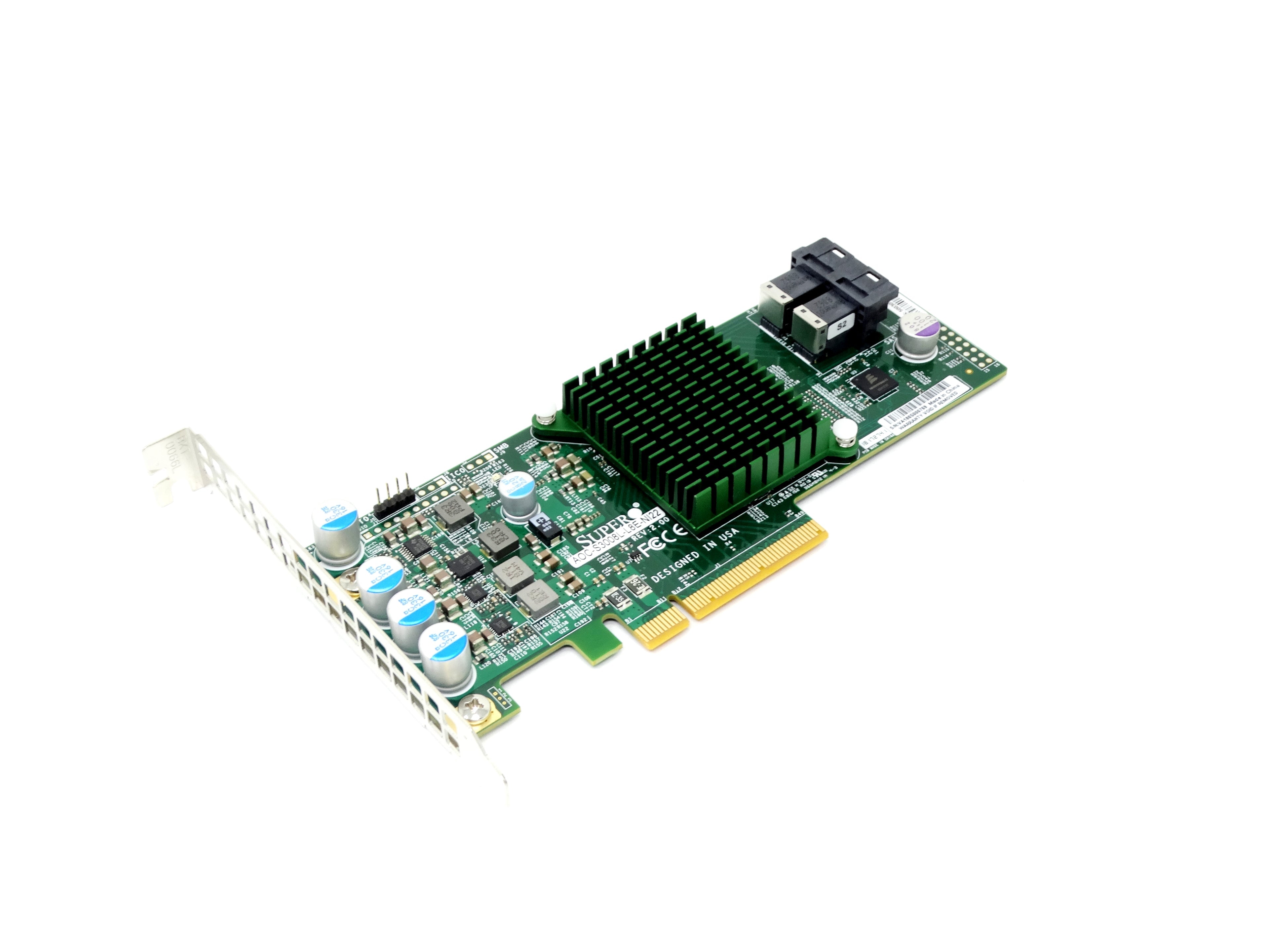 Supermicro 12Gbps 8-Port SAS Internal Host Bus Adapter Rev 2.0 (AOC-S3008L-L8E-NEW)
