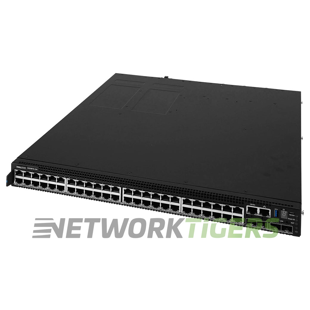 Dell N3248TE-ON 48x 1GB RJ45 4x 10GB SFP+ 2x 100GB QSFP28 F-B Air OS6 Switch