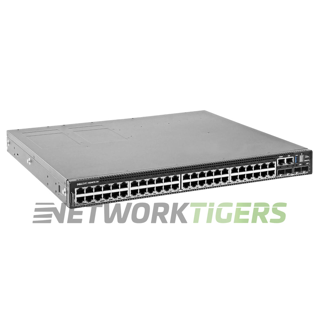 Dell N3248TE-ON 48x 1GB RJ45 4x 10GB SFP+ 2x 100GB QSFP28 F-B Air OS10 Switch