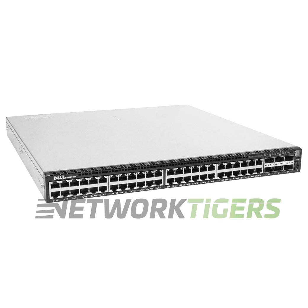 Dell S4048T-ON 210-AHMR 48x 10GB Copper 6x 40GB QSFP+ F-B Air OS10 Switch