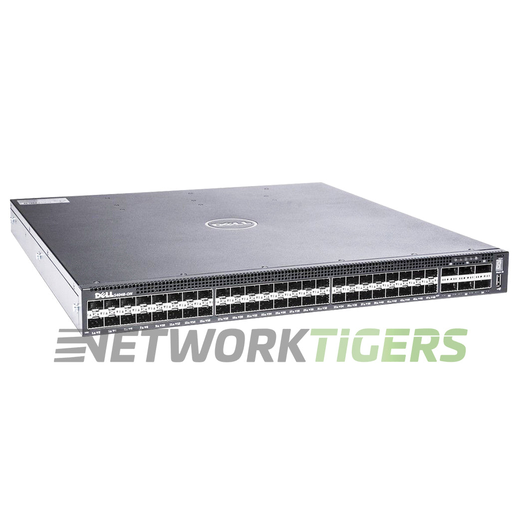 NEW Dell S4048-ON 48x 10GB SFP+ 6x 40GB QSFP+ Front-to-Back Air 210-ADUW Switch