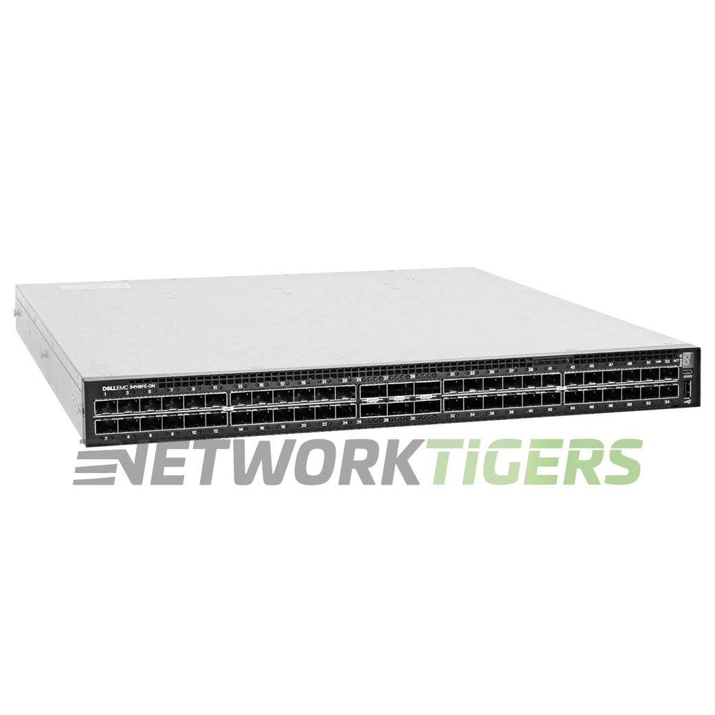 NEW Dell S4148FE-ON 48x 10GB SFP+ 2x 40GB QSFP+ 4x QSFP28 F-B No OS10 Switch