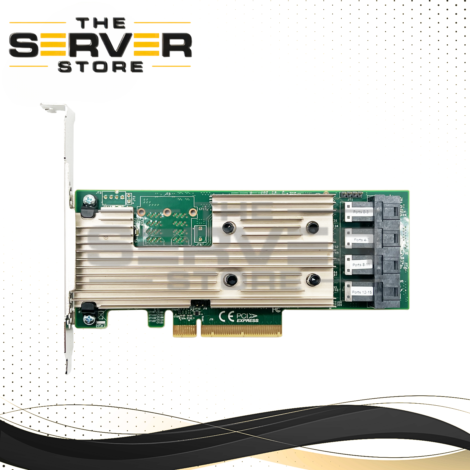 LSI Logic SAS 9305-16i 16P SAS PCI-E 3.0 12Gb HBA Controller Card 03-25703-02003 ( High Profile )