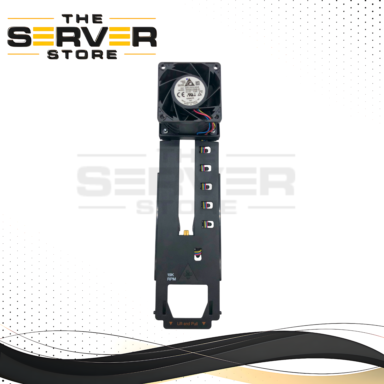 Lenovo ThinkSystem SR950 60mm 19K RPM High-Speed Hot-Swap Cooling Fan. OEM by Delta. P/N: 01PG490.