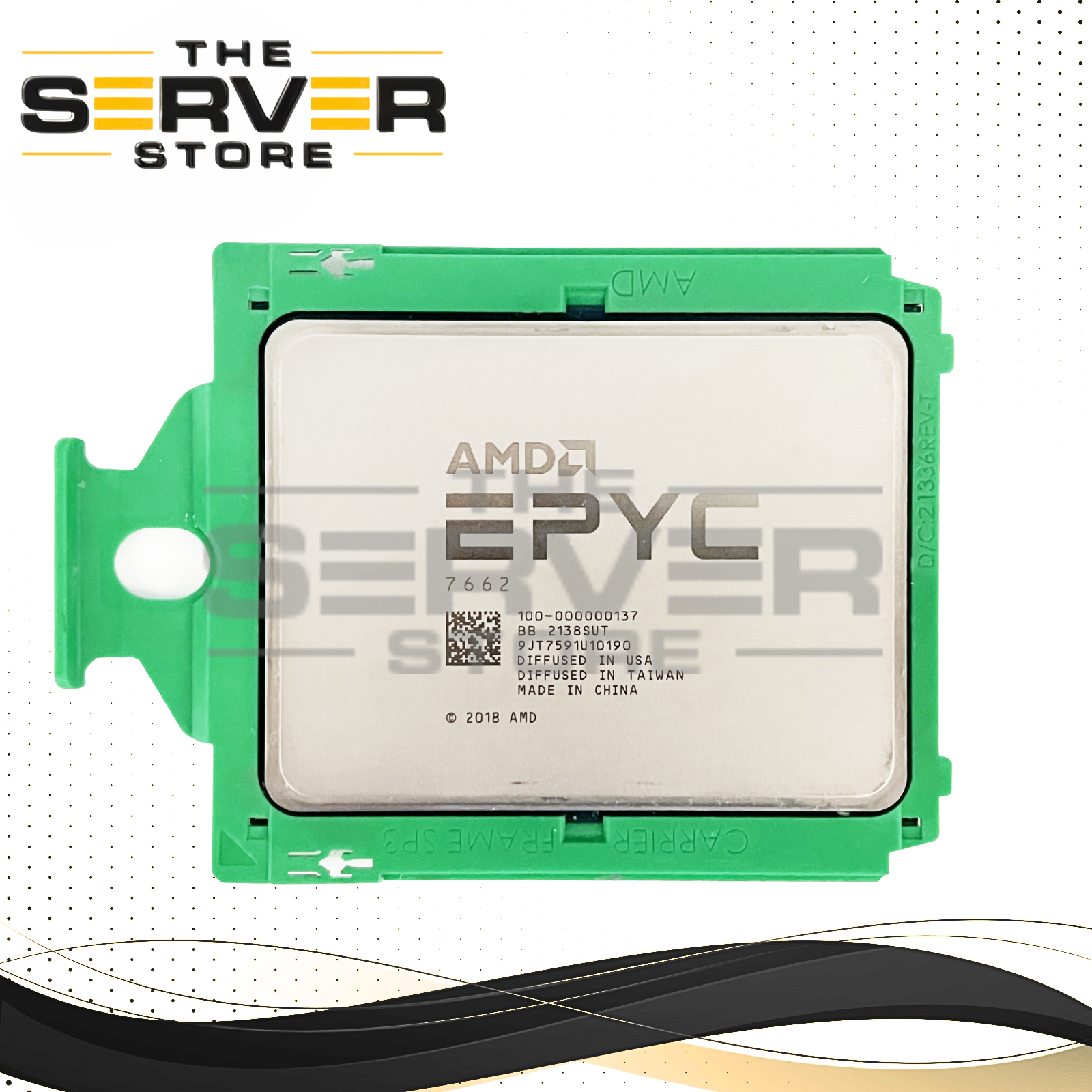 (UNLOCKED) AMD EPYC 7662 2.0GHz 64 Core 256MB 225W SP3 CPU 100-000000137