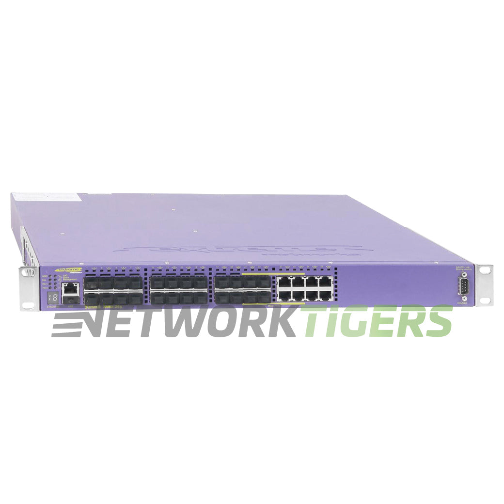 Extreme 16409 X460-24xDC 24x 1GB SFP 4x 1GB Combo 2x Module Slot (DC) Switch