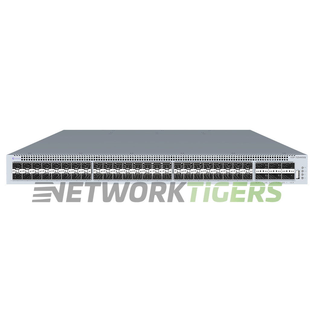 Extreme EC7200A2F-E6 VSP 7254XSQ 48x 10GB Copper 6x 40GB QSFP+ F-B (AC) Switch