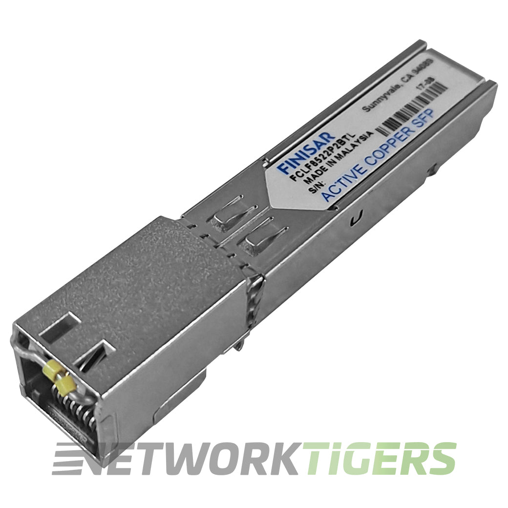 Finisar FCLF8522P2BTL 1Gbps 1000BASE-T RJ45 Copper SFP Transceiver