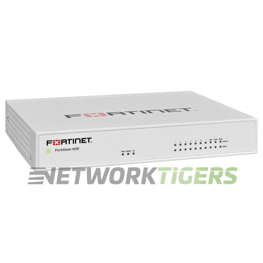 Fortinet FG-60E FortiGate 60E Series 3 Gbps Registrable / Unclaimed Firewall