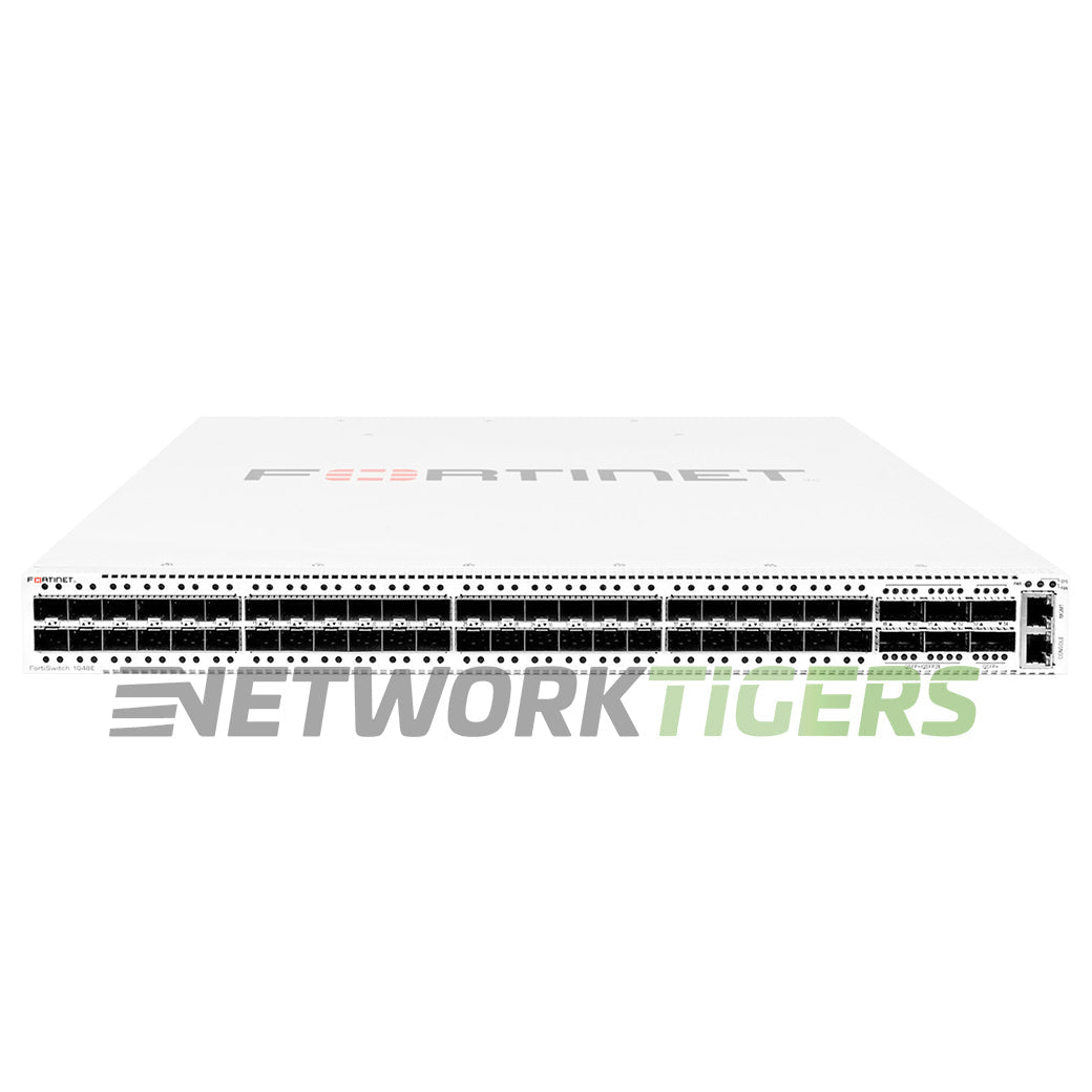 NEW Fortinet FS-1048E 48x SFP+ 6x QSFP+ F-B Air Registrable / Unclaimed Switch