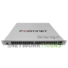 Carregar imagem no visualizador da galeria, NEW Fortinet FS-248E-FPOE 48x 1GB PoE+ RJ45 4x 1GB SFP Local Manage Only Switch