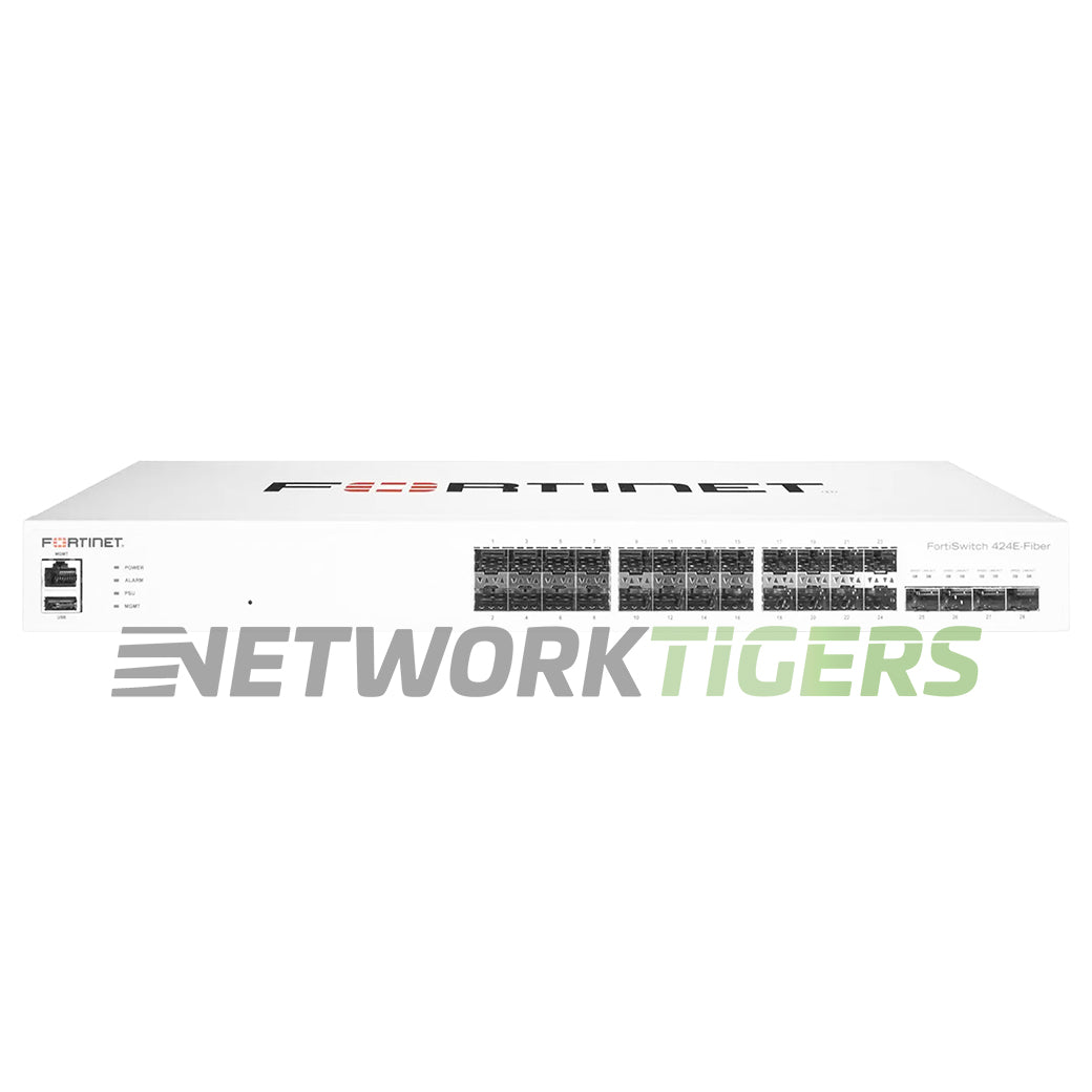 NEW Fortinet FS-424E-FIBER 400 Campus Series 24x 1GB SFP 4x 10GB SFP+ Switch