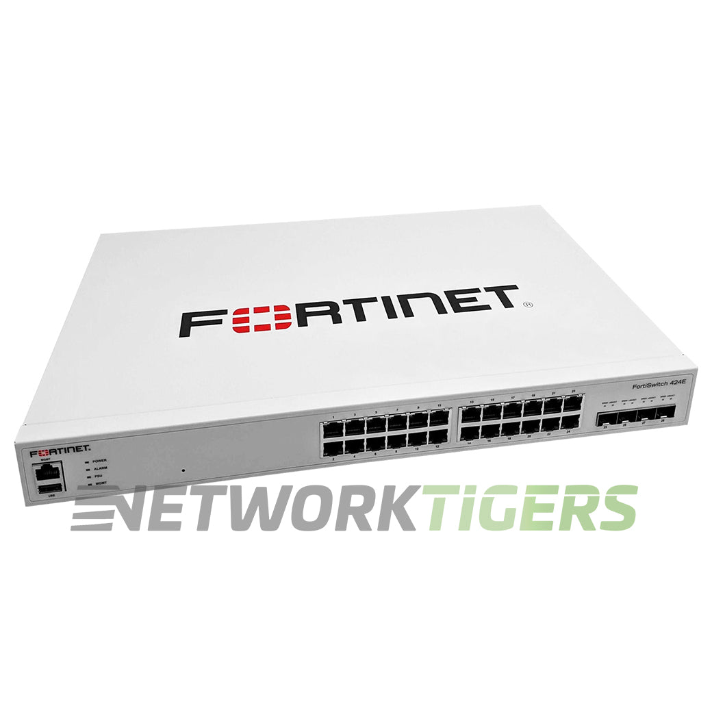 Fortinet FS-424E 400 Campus Series 24x 1GB RJ45 4x 10GB SFP+ Switch