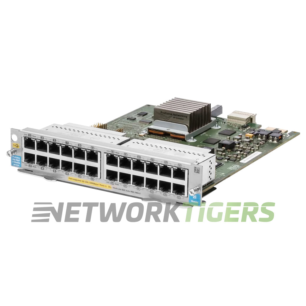NEW HPE J8702A 5400zl Series 24x 1GB PoE RJ45 Switch Module