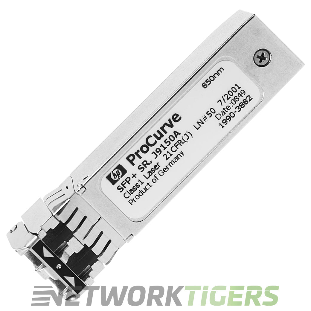 NEW HPE J9150A 10GB BASE-SR LC 850nm Short Reach LC MMF SFP+ Transceiver