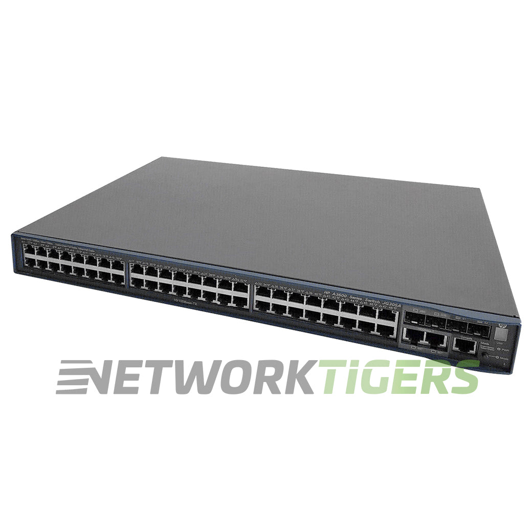 NEW HPE JG305A 48x FE RJ45 2x 1GB RJ45 4x 1GB SFP Switch