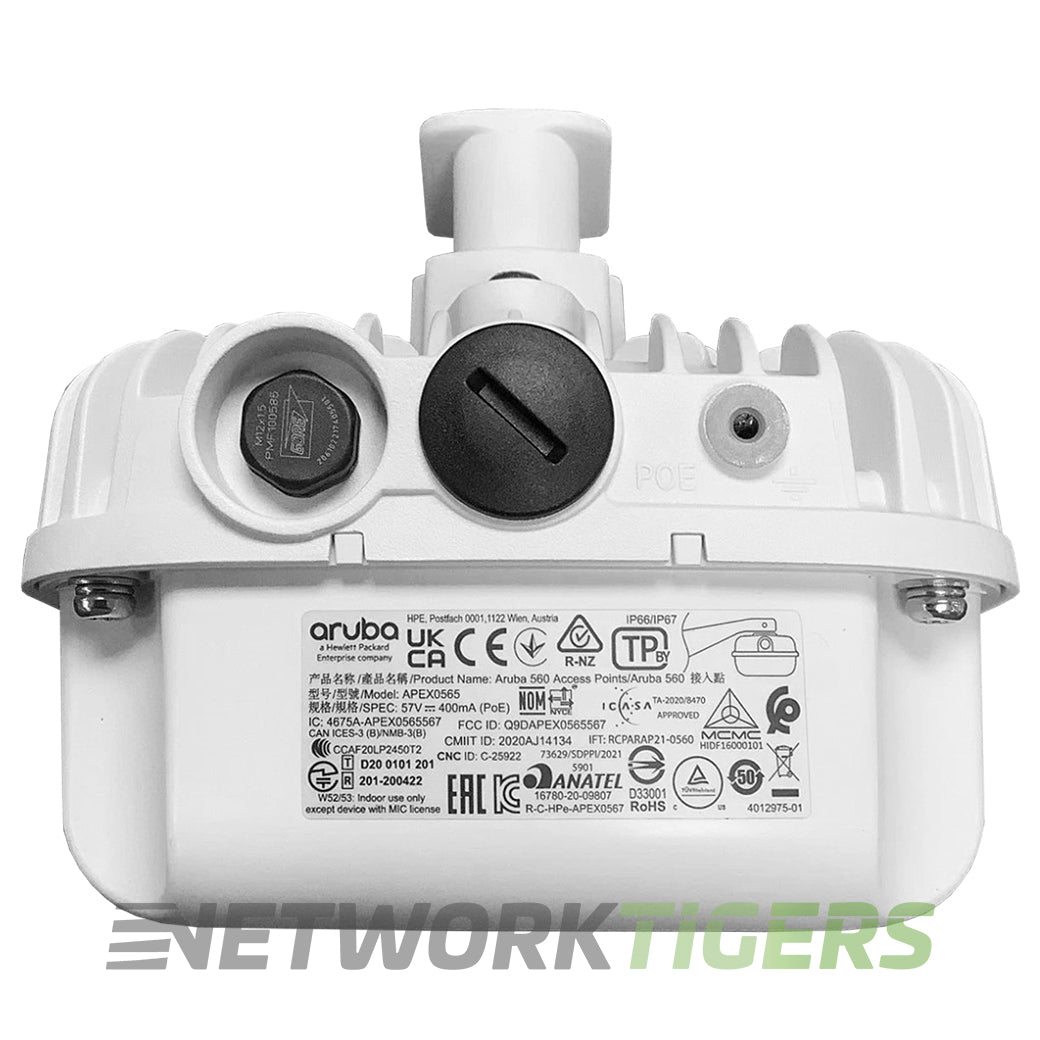 NEW HPE Aruba R4W44A AP-565 (US) 802.11ax Wi-Fi 6 2x2:2 Outdoor WAP