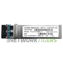 Cargar imagen en el visor de la galería, NEW Juniper EX-SFP-10GE-ZR 10GB BASE-ZR 1550nm SMF LC SFP+ Transceiver