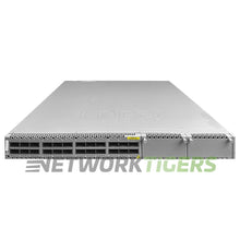 Cargar imagen en el visor de la galería, NEW Juniper QFX5100-24Q-D-3AFI 24x 40GB QSFP+ 2x Mod Slots B-F Air (DC) Switch