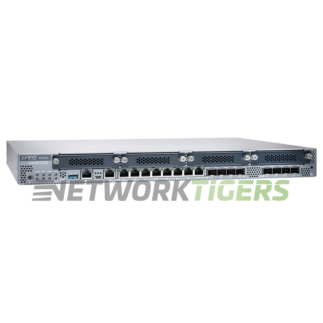 NEW Juniper SRX345-SYS-JB-2AC 5 Gbps Gateway w/ Junos Software Base (Dual AC)