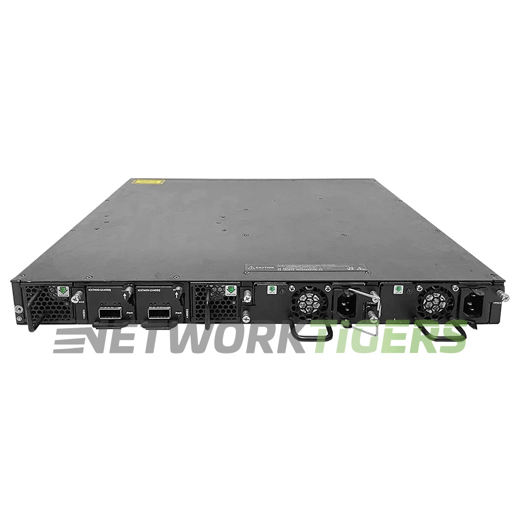 NEW Ruckus Brocade ICX7650-48F-E2 24x 1GB SFP 24x 10GB SFP+ 4x QSFP+ F-B Switch