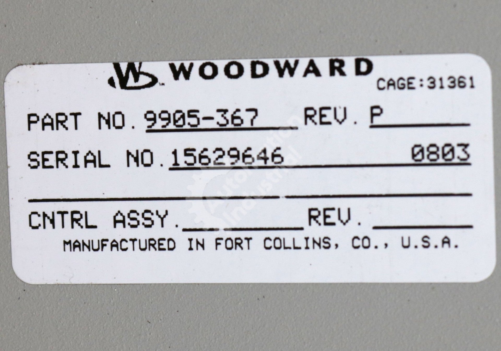 9905-367 by Woodward Configurable Load Control DSLC Synchronizer & Load Control