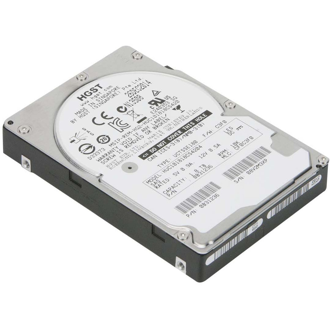 HUC101818CS4204 1.8TB SAS SFF 10K RPM 12GB HDD Drive 0B31837 520