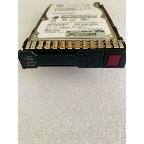 Disco HP EG0600FBVFP 641552-003 653957-001 600GB 10K 2.5" SFF SAS HARD DRIVE Gen9 G8 9 - MFerraz Tecnologia