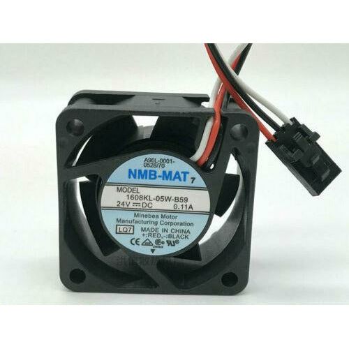 Cooler NMB Fan 1608KL-05W-B59 DC24V 0.11A 3 Pin For FUNAC A90L-0001-0528/70 - MFerraz Tecnologia