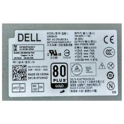 Fonte Dell Precision T3620 T1700 Optiplex 3020 7020 9020 365W Power Supply T1M43 - MFerraz Tecnologia