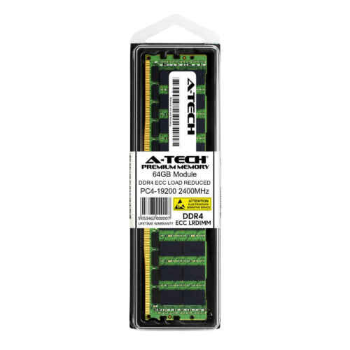 Memoria 64GB DDR4 2400MHz PC4-19200L LRDIMM (Dell A8711890 Equivalent) Server Memory RAM - MFerraz Tecnologia