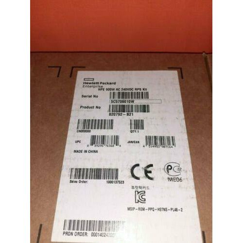 Fonte 820792-B21 - HPE 900W AC 240VDC REDUNDANT PS KIT - MFerraz Tecnologia