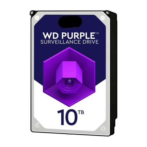 Disco WD Purple 10TB Surveillance 7200 RPM SATA lll 256MB 3.5" Internal HDD WD101PURZ - MFerraz Tecnologia