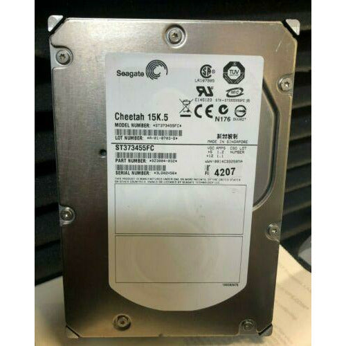 Seagate Cheetah ST373455FC 15k.5 73GB 3.5" 15000RPM 16MB FC FIBER Hard Drive - MFerraz Tecnologia