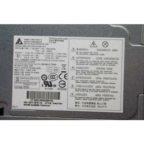 Fonte HP Z230 Tower 400W PSU Power Supply Unit 704427-001 705045-001 - MFerraz Tecnologia
