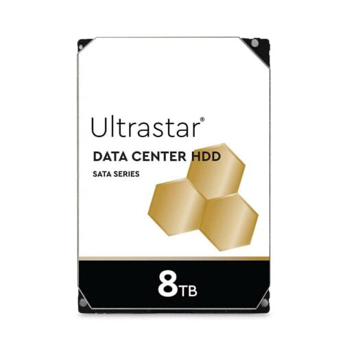 HGST 8 TB WD Ultrastar DC HC320 SATA 7200 RPM 256 MB 3.5" HDD HUS728T8TALE6L4 - MFerraz Tecnologia