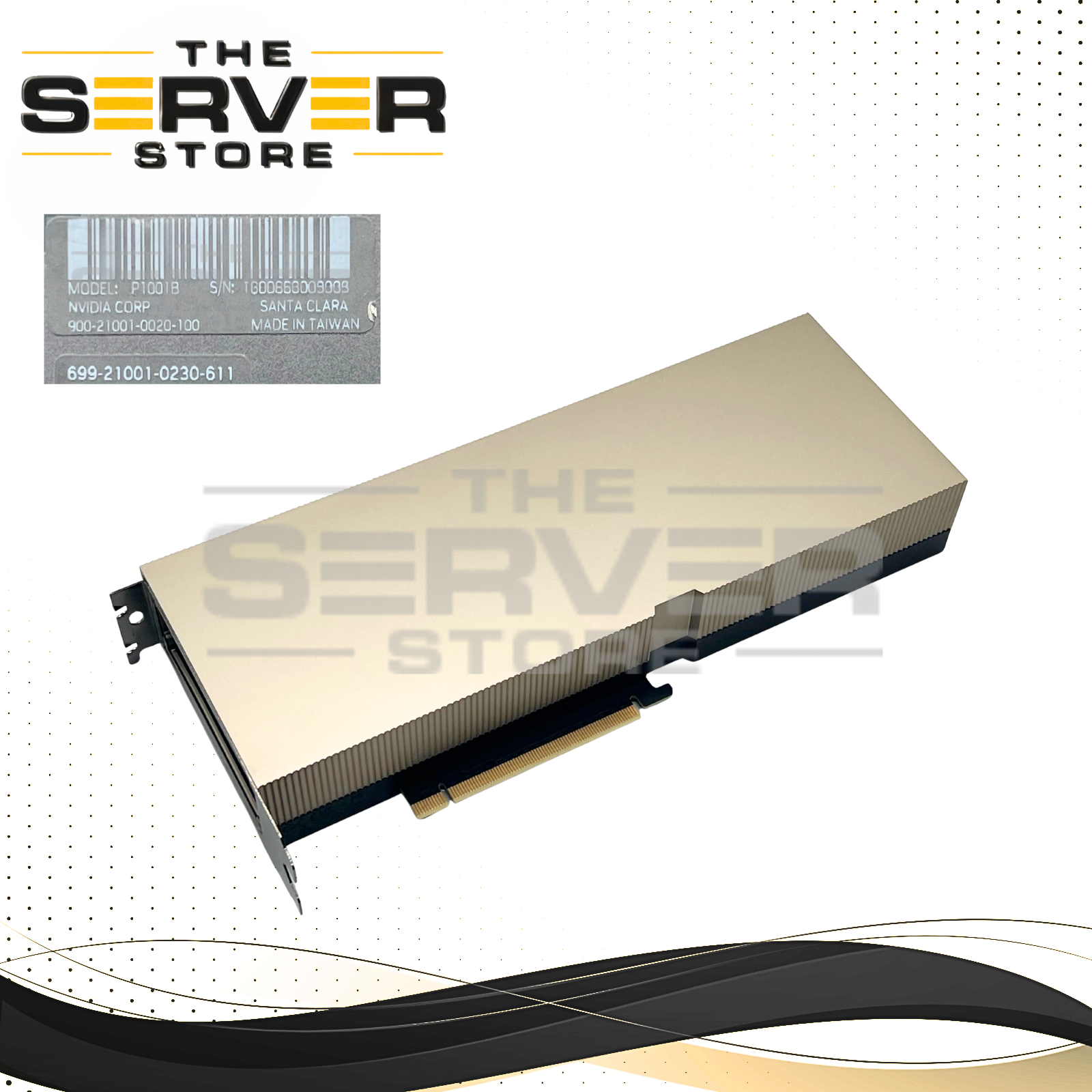 NVIDIA Ampere A100 80GB HBM2e Tensor Core PCIe 4.0 Passive Data Center Server Accelerator GPU P1001B 900-21001-0020-100