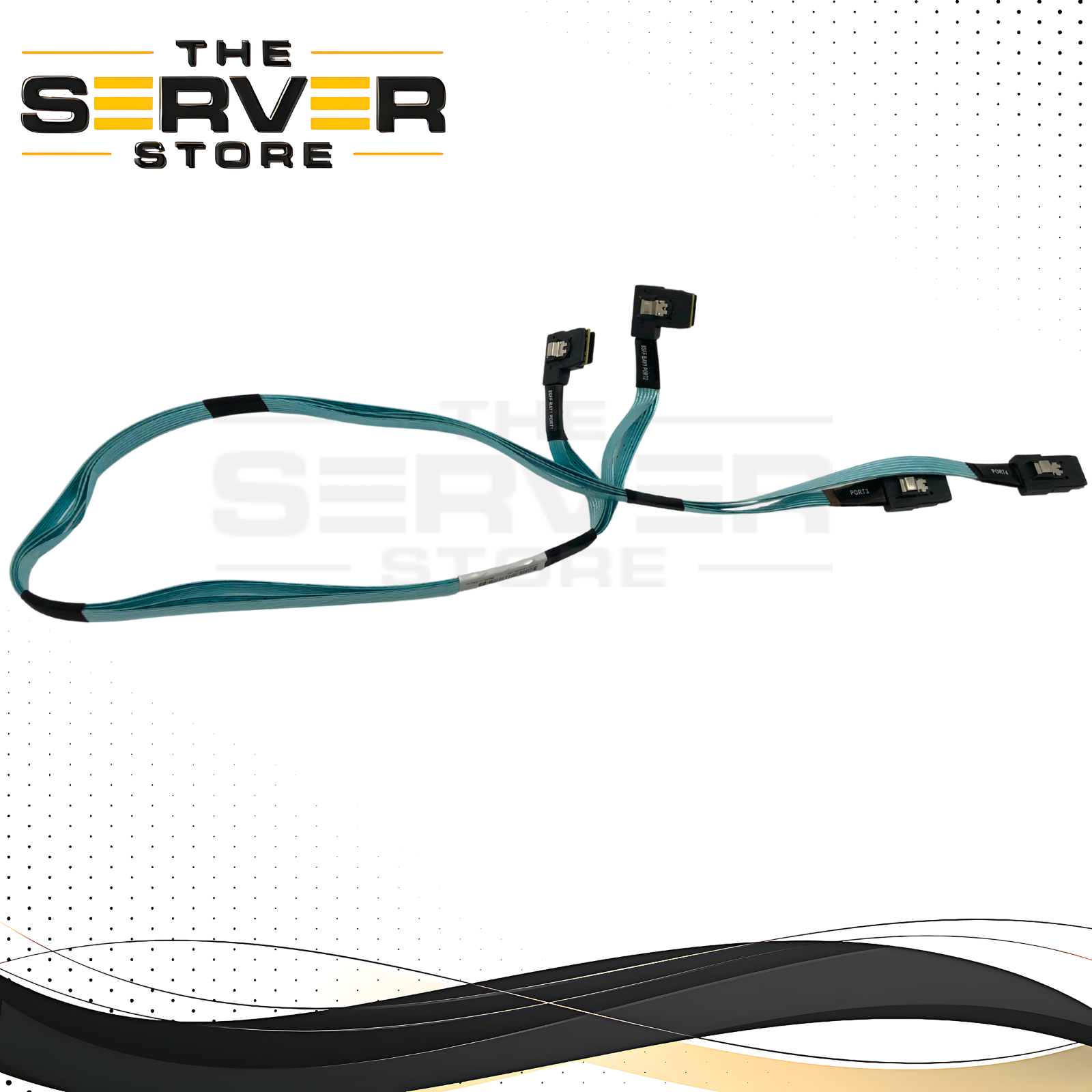 HPE ProLiant DL380 Gen9 Internal Dual Mini-SAS (SFF-8087) Cable Assembly. P/N: 776402-001.